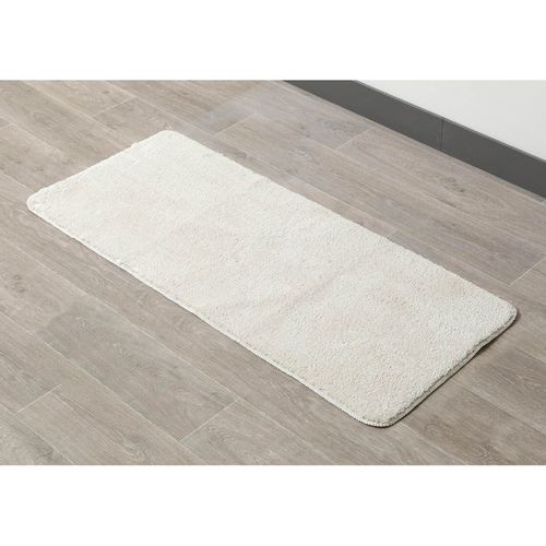 TENDANCE KUPAONSKI TEPIH 50X120 CM MIKROFIBRA I LATEX, PRLJAVO BIJELA slika 1