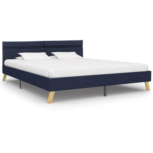 Okvir za krevet od tkanine s LED svjetlom plavi 180x200 cm slika 36