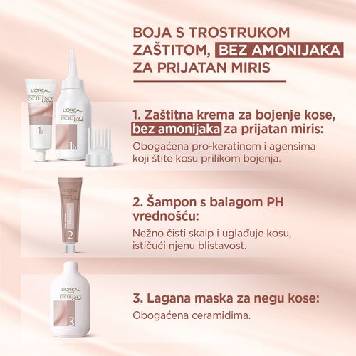 L'Oreal Paris Excellence Nudes farba za kosu 6U slika 5