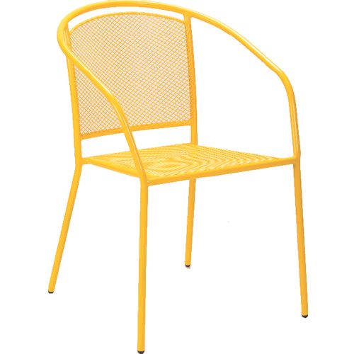 Metalna stolica – žuta Arko slika 1