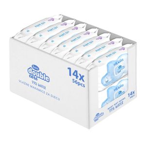 Violeta Baby Vlažne maramice Water Care 99% voda 14x56kom  XXL