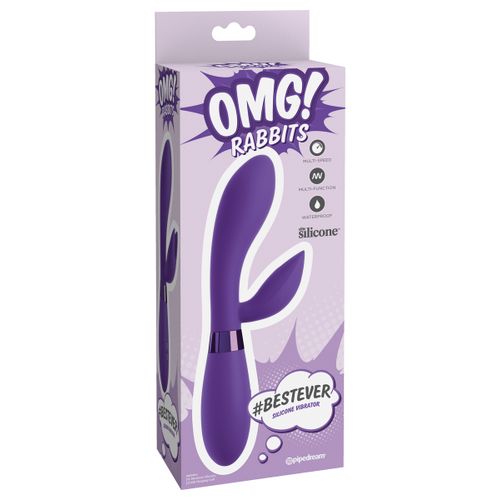 Rabbit vibrator OMG! #Bestever , silikonski slika 5