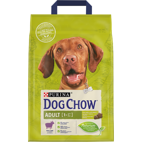 DOG CHOW Adult Janjetina, potpuna hrana za kućne ljubimce, za odrasle pse, 2,5 kg slika 1