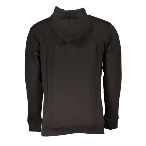 CAVALLI CLASS MEN'S BLACK ZIP-OUT SWEATSHIRT slika 2