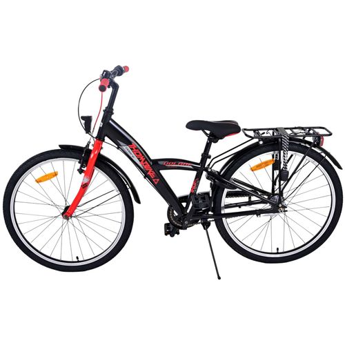 Dječji bicikl Volare Thombike 24" crno-crveni 3 brzine slika 9