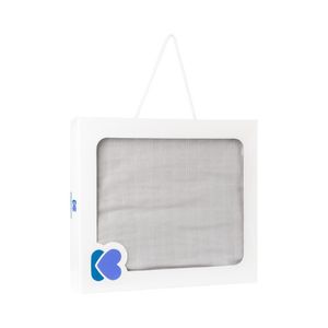 Kikka Boo Deka od muslina 120x120cm, Grey