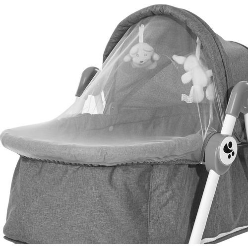 LORELLI CRADLE ALICANTE Kolijevka i Njihalica za Bebe 2u1 Blue (0-6mj/do 9kg) slika 9