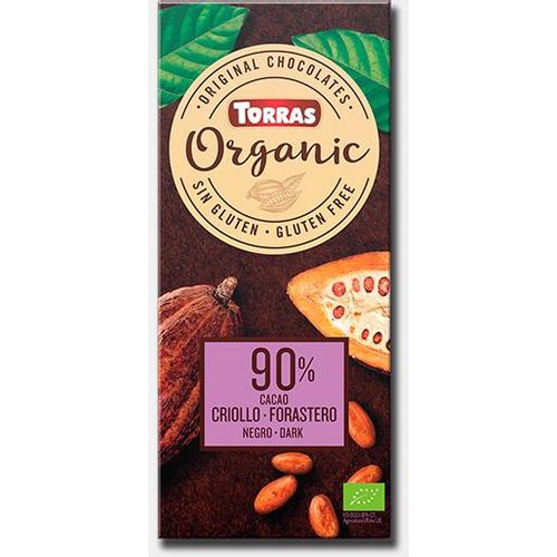 Torras Tamna Čokolada Eko 90% Kakao 100 G slika 1