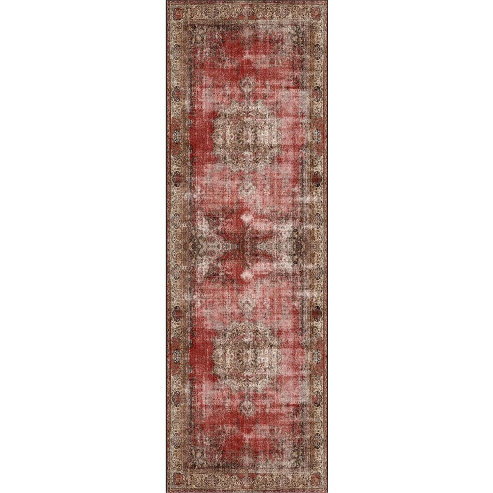 Blues Chenille - Crveni AL 119 Višenamjenski Tepih (75 x 230 cm) slika 9
