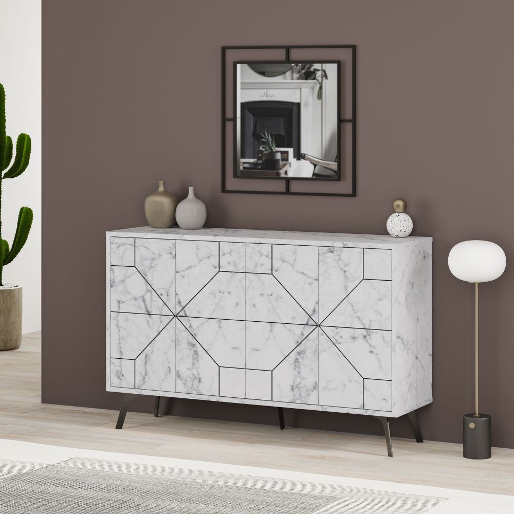 Dune - Carrara Bijela Konsole slika 1