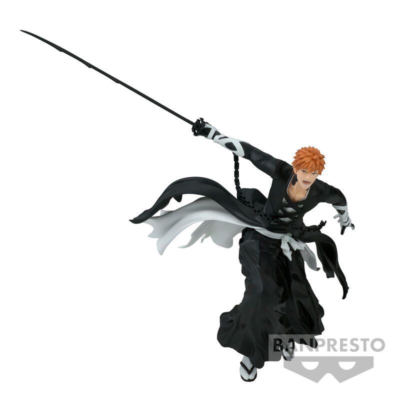 BANPRESTO Bleach Vibration Stars Ichigo Kurosaki Figura 12cm image