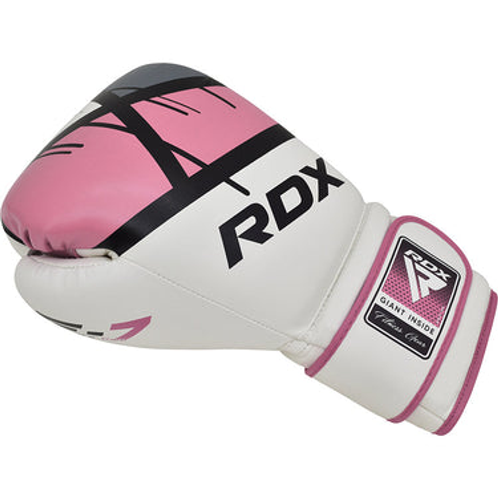 RDX Sports Ženske bokserske rukavice F7 Ego - Pink - 10oz slika 5