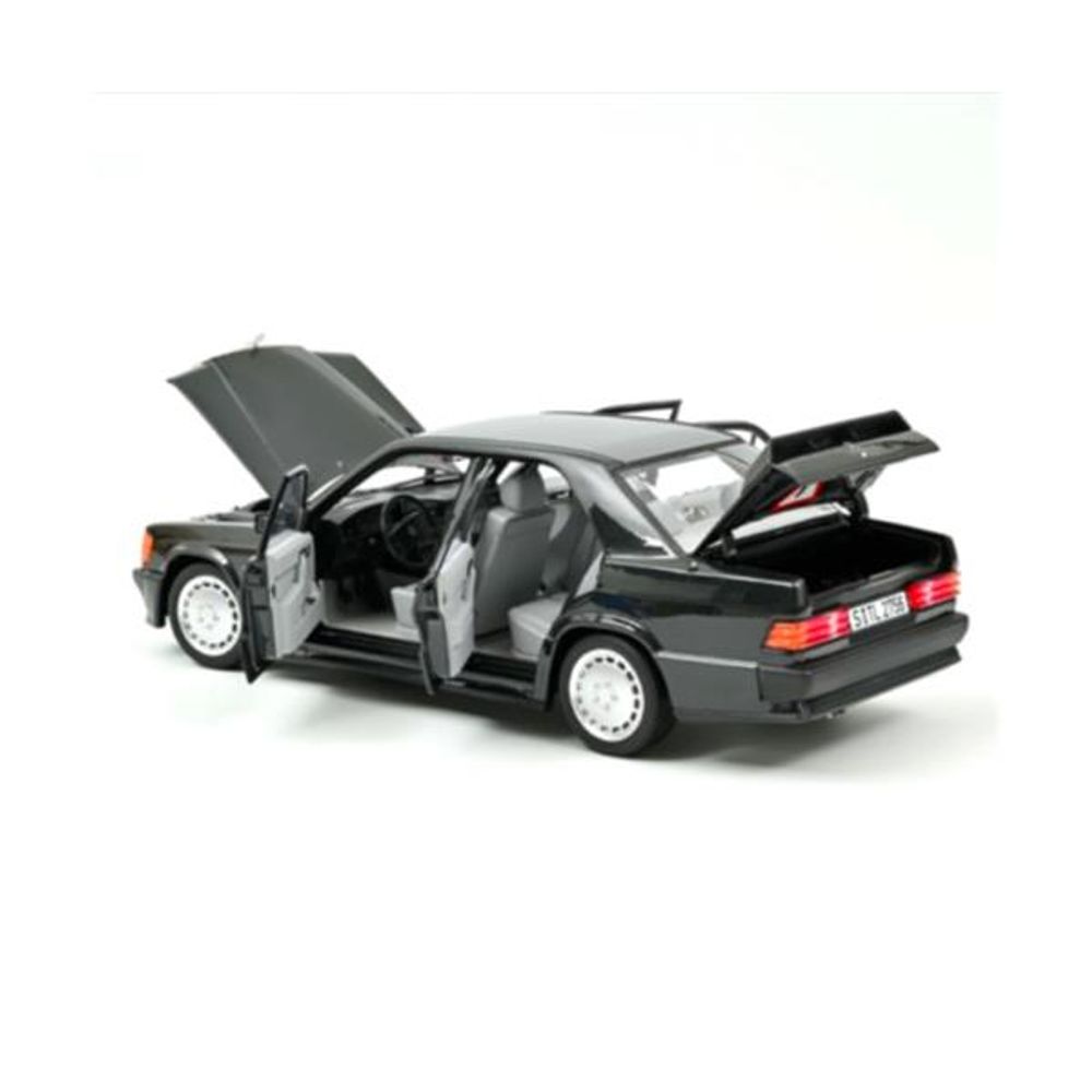 Norev Mercedes-Benz 190 E 2.3-16 1984 - Black Metallic 1:18 slika 2
