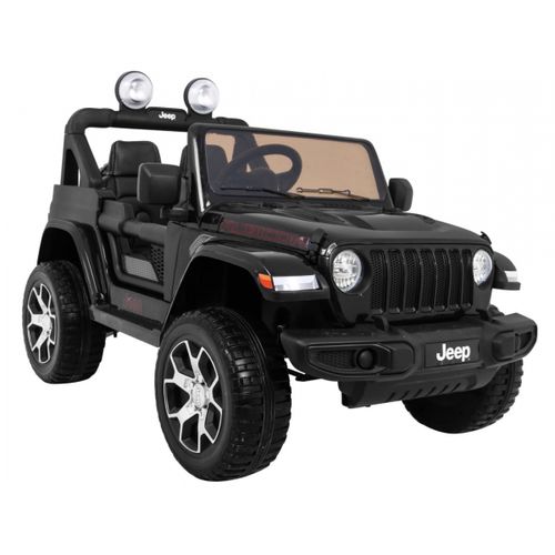 Licencirani auto na akumulator Jeep Wrangler Rubicon 4x4 - crni slika 10