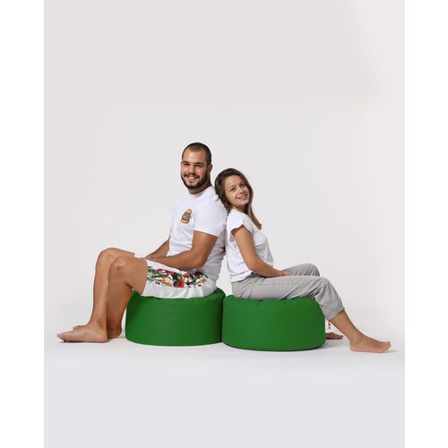 Atelier Del Sofa Vrtni tabure, Round Pouf - Green slika 9