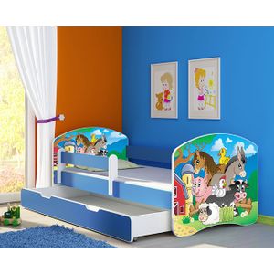 ACMA Dječiji krevet Acma II sa ladicom Blue - 180x80cm - Dezen 34