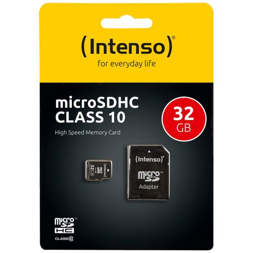 (Intenso) Micro SD Kartica 32GB Class 10 (SDHC &amp; SDXC) sa adapterom - SDHCmicro+ad-32GB/Class10 slika 1