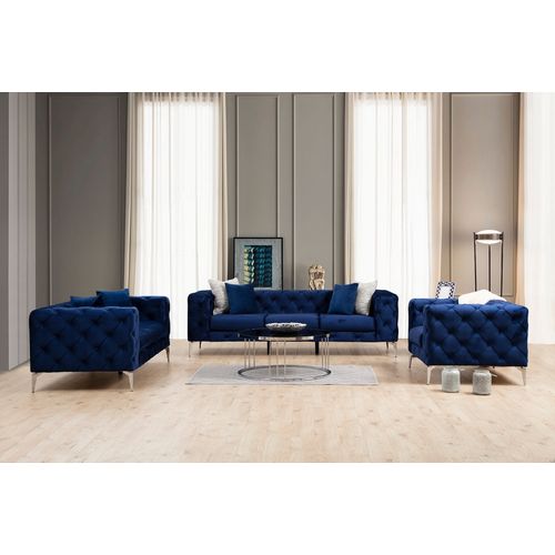 Atelier Del Sofa Dvosjed, Mornarsko plava, Como - Navy Blue slika 5