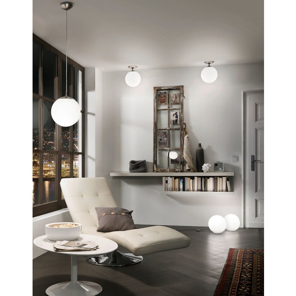 Eglo Rondo visilica/1 e27 ¤250  nikl-mat-opal  slika 7