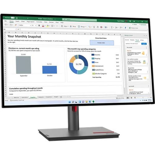 Monitor LENOVO ThinkVision P27q-30 27" / QHD / IPS / 75Hz / 4ms (crni) slika 2