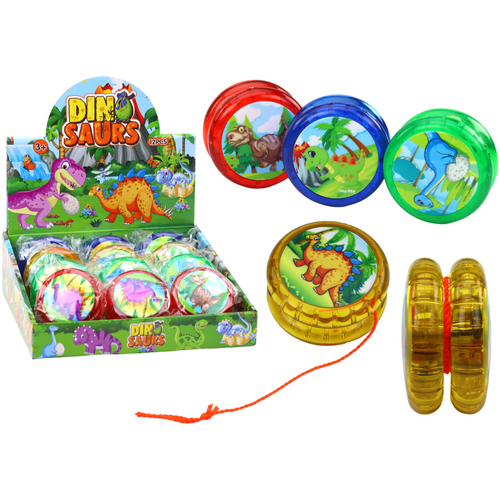 Arkadna igračka - Jojo - Svjetleći dinosauri - 4 boje slika 1