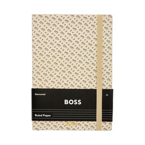 Hugo Boss Notes A5 sa monogramom HNH412GL, bež
