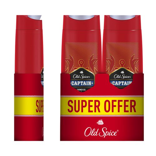 Old spice Gel za tuširanje Capitan 2x400 ml slika 1