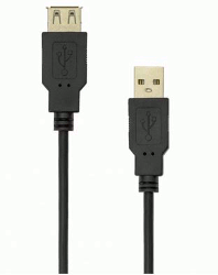 SBOX kabel USB 2.0 produžni AM/AF, 5m, bulk USB-1025 slika 1