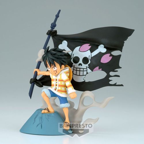 One Piece WCF Log Stories Monkey D Luffy figure 8cm slika 4