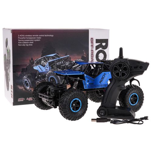 Buggy na daljinsko upravljanje Crawler ROVER 1:16 R/C - plavi slika 2