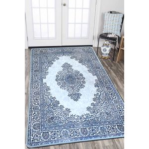 Ontario Blue Hall Carpet (80 x 150)