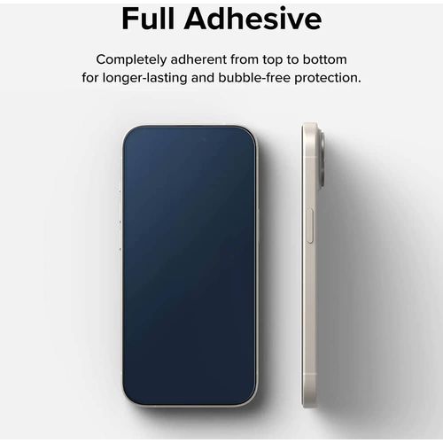 Ringke Cover Display ID Glass kaljeno staklo za iPhone 15 Pro -crno slika 4