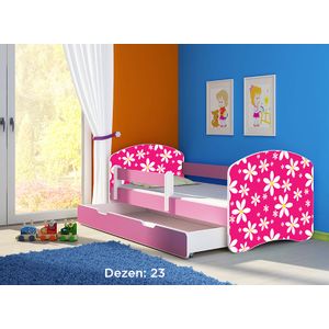 Deciji krevet ACMA II 140x70 F + dusek 6 cm PINK23