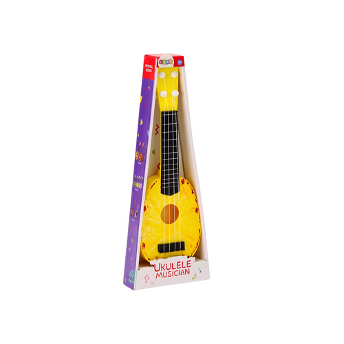 Dječja gitara/ Ukulele sa 4 žice - ananas slika 3