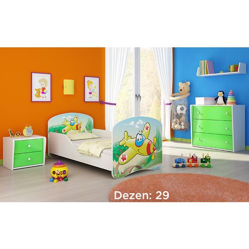 Deciji krevet ACMA I 140x70 + dusek 6 cm29 slika 1