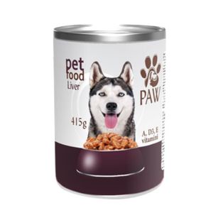Paw hrana za pse jetra 415g