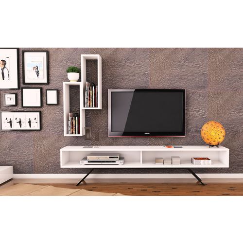 Ece - White White TV Stand slika 2