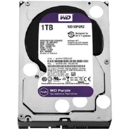 WD 1TB 3.5 inča SATA III 64MB IntelliPower WD10PURZ Purple hard disk hard disk slika 1