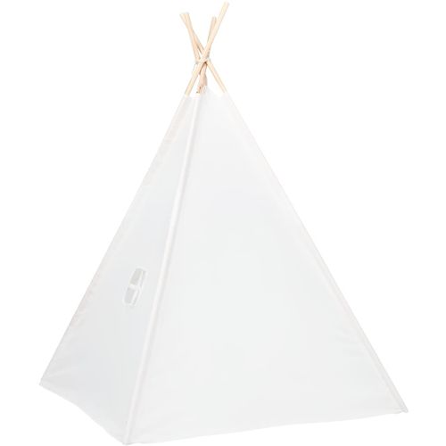 Dječji šator tipi od breskvine kore bijeli 120 x 120 x 150 cm slika 18