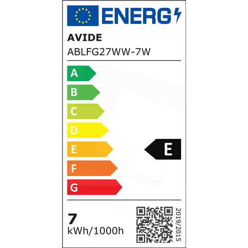 Avide Sijalica, LED 7W, E27, 2700K, 360°, 230V AC - Globe 7W E27 slika 4