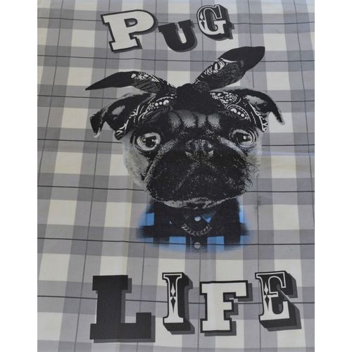 Kuhinjska krpa print Pug 45x70cm 3163 slika 1