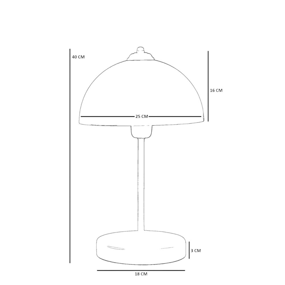 Opviq Stolna lampa 491, crvena slika 5