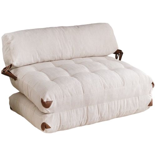 Fold Kadife 2 - White White 2-Seat Sofa-Bed slika 7