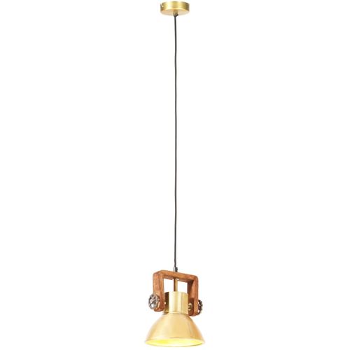 Industrijska viseća svjetiljka 25 W mjedena okrugla 19 cm E27 slika 13