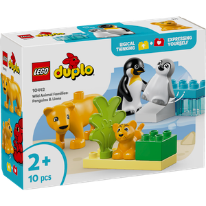 LEGO® DUPLO® 10442 Obitelji divljih životinja: pingvini i lavovi