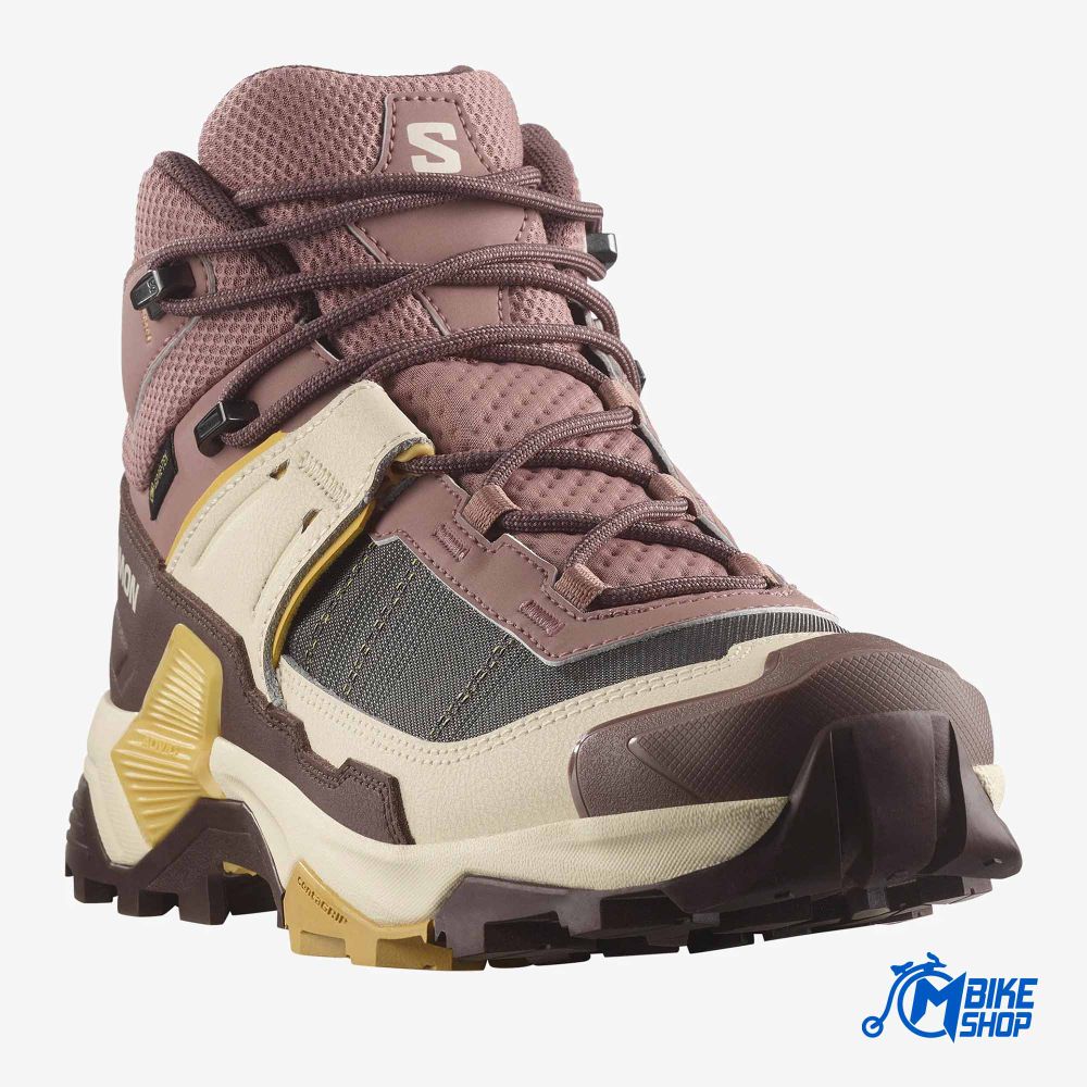 Salomon Ženske gležnjerice X Ultra 5 MID GTX, Burlwood/French Roast/Rattan slika 3