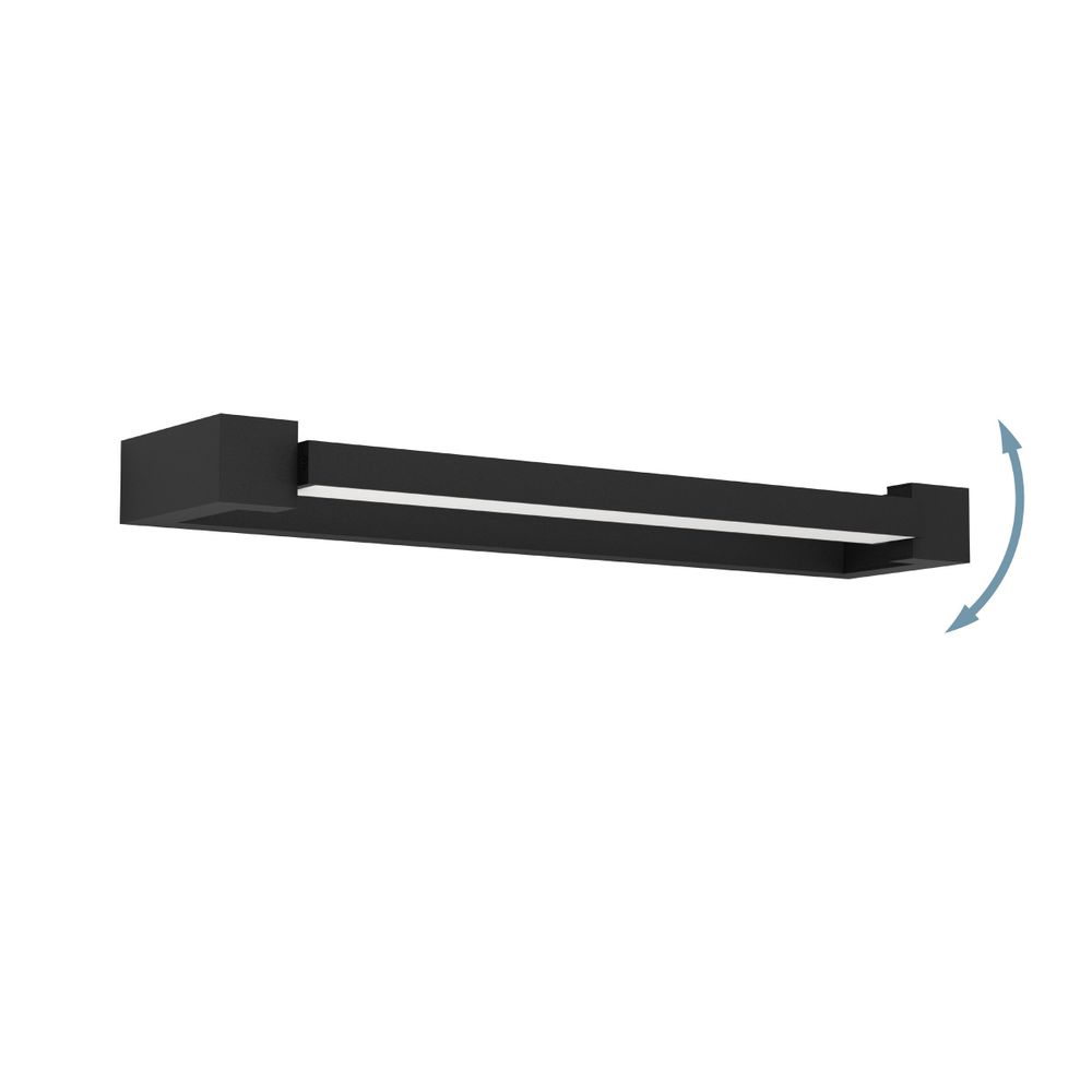 Eglo zidna/1, led, 8,9w, ip44, crno/bijela "gemiliana" slika 4