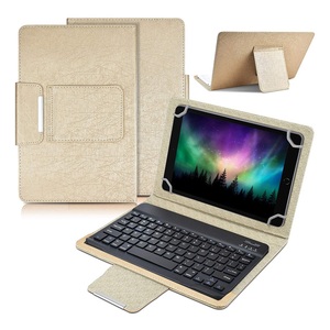 Torbica sa Bluetooth Tastaturom Leather za Tablet 10 Univerzalna zlatna
