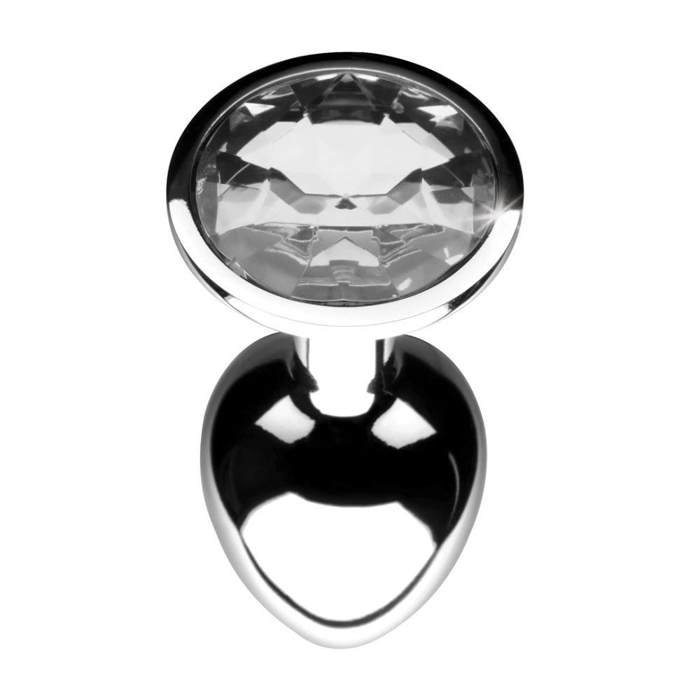 XR Brands Clear Gem analni čep Mali - prozirni slika 2