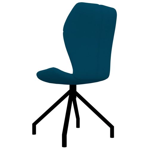 Blagovaonske stolice od umjetne kože 6 kom plave slika 30